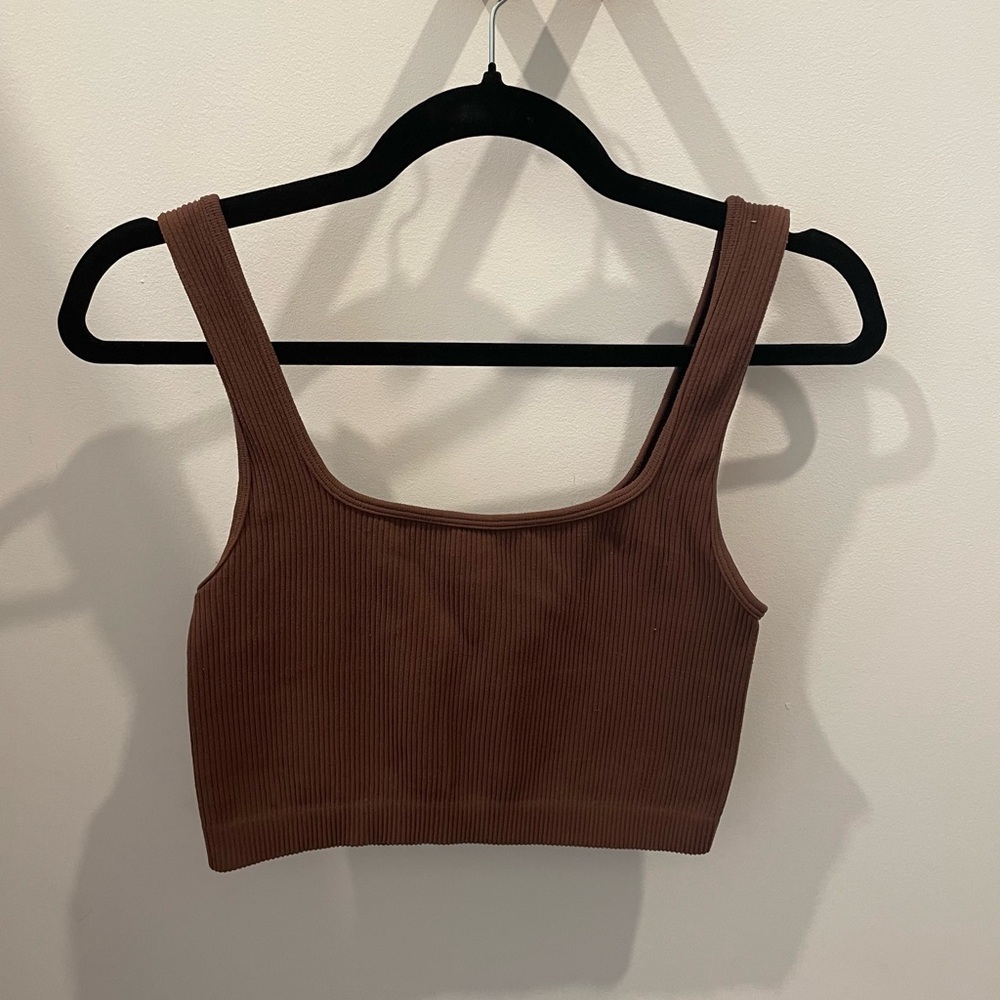 Zara cropped tank top